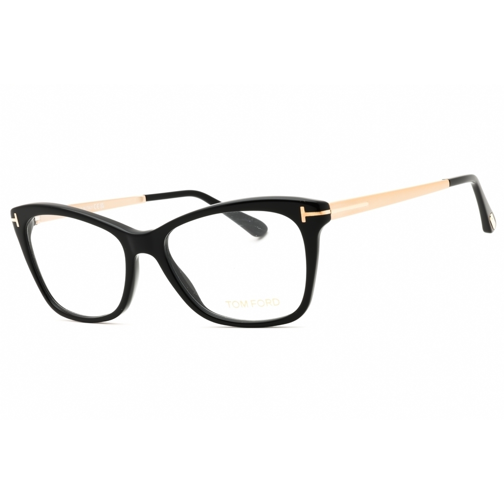 NWT Tom Ford FT5353 Black Cat Eye 52mm Eyeglasses